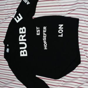 Burberry Crewneck Sweatshirt black